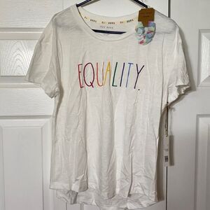 Rae Dunn EQUALITY Tree Shirt LG.